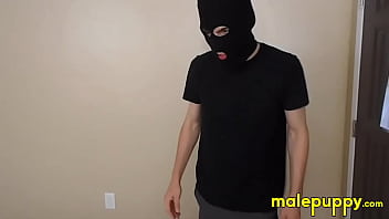 Preview 1 of Privet Msaj - Richard got rubbed and tickles burglar Aiden Valentine on the ribs and his bare feet