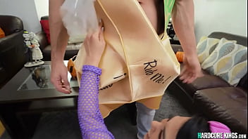 Preview 1 of Asian Amateur Jane - Petite Asian teen fuck on Halloween