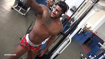 Preview 2 of Wwe Oils - Hidden cameras in a house full of muscle guys