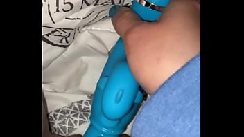 Preview 3 of Mia Malkova Sleep Sex - Milf Fucks Her Little Pussy with Dolphin Vibrator