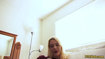Preview 1 of Golden Turtles - DTFsluts - HORNY BLONDE ALL NATURAL SLUT KENNA JAMES CREAMPIED AFTER COWGIRL SEX