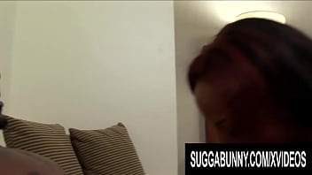 Preview 1 of Japanese Sniffing Panty - Ebony Kristi Kush Puts Her Phat Ass and Big Tits to Work