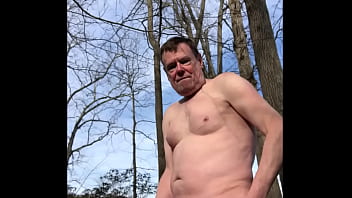 Preview 3 of Download Pron Video Sex - Public Jack Off In The Woods Dec 2020