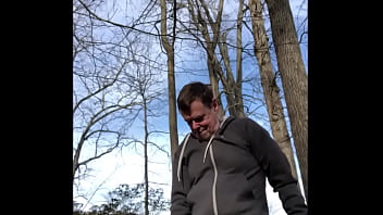 Preview 1 of Download Pron Video Sex - Public Jack Off In The Woods Dec 2020