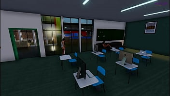 Preview 2 of Sine Line Xxx Videi Hd - School of Sex - EP 7 with AngelicaBlackwater and BonnyHare