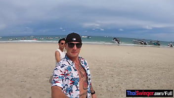 Preview 2 of Karina Kapoor Video Xxx - Bon voyage blowjob from his big boobs amateur Asian girlfriend
