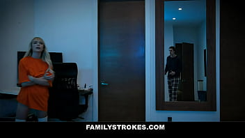 Preview 2 of Hd Porn Breezer - Sexy stepsister gets her tight teen pussy eaten out by her stepbro