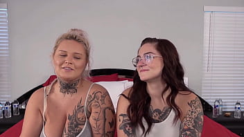 Preview 2 of Squirt Hard Shaking Legs - Desperate Amateurs Barbie Iris and Mila get their big asses stretched out hard bbc action