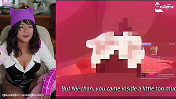 Preview 1 of Mom And Boy Sekx Chat - HOLY SHIT HE&#039_S BREEDING EVERY GIRL IN THE NEIGHBORHOOD HAREM! ExotiqFox Solo Gooner Girl Hentai Reaction Livestream