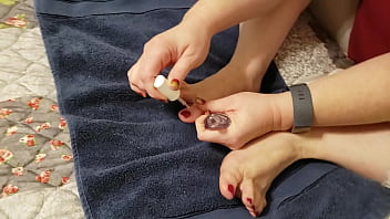 Preview 3 of Ass Liking Pi - Painting Pretty Little Toes