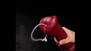 Preview 4 of Ggfjkvffi - Masturbating huge horse-shaped dildo