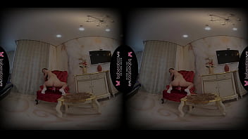 Preview 4 of Brother Punishment - Solo brunette,  Kecy Hill is masturbating at home,  in VR