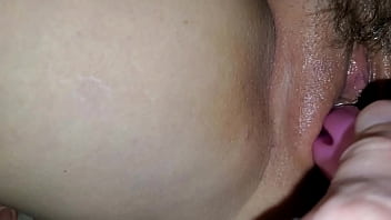 Preview 3 of Muslim Sex Niqsb - Homemade MILF big boobs masturbates wet pussy and creams all over pink vibrator