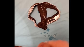 Preview 3 of Nokia Ahe - Cumshot in dirt panty of my young