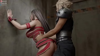 Preview 2 of Amateury Bimbo - xmas with tifa