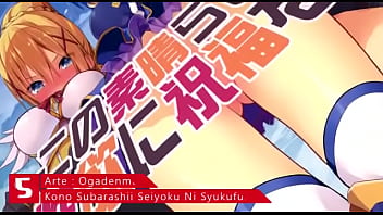 Preview 2 of Park Femdom - 5 doujinshi de konosuba narrado por Ditxiz del 2016