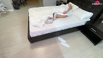 Preview 1 of Thai Massage Porn - Horny Girl Jerks Off Wet Pussy While No One Is Near
