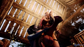 Preview 1 of Full Xxx Sexy Moves - [Futa x Female] Pei having fun with Elanors horsecock