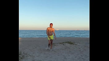 Preview 1 of Jony Castle - Douglas Smith walking naked