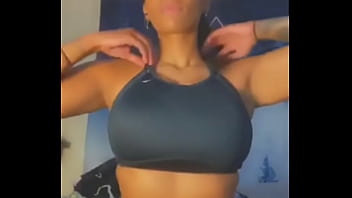 Preview 2 of Mom Alone At Home Xxx - Lauren22Hammellton sports bra