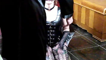 Preview 1 of Xxxxxccvv China - Italian ViXXXen has Huge Orgasm Cuffed to St Andrews Cross