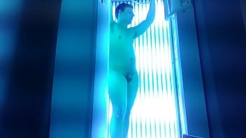 Preview 4 of Samantha Xxxcom - Sneaking into gym to use tanning bed