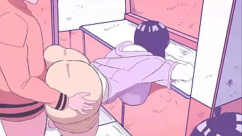Preview 3 of Bbonny Bon - Hinata&#039_s ass pounded in the living room