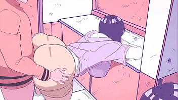 Preview 1 of Bbonny Bon - Hinata&#039_s ass pounded in the living room