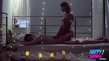 Preview 2 of Zoo Xxporn - NICOLS GIVES A SENSUAL HAPPY ENDING MASSAGE TO A LUCKY SPANIARD!
