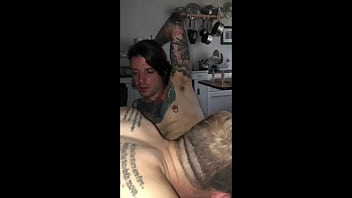 Preview 1 of Izo Kunyaza - Hot Early Morning Threesome and Bareback Dicking by Big Cock Tattooed Hipster Christop