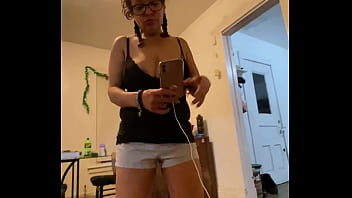 Preview 2 of Miyakhalifa Xnxx Videoplay - Anna Maria Mature latina Sexy Dominican MILF in booty shorts