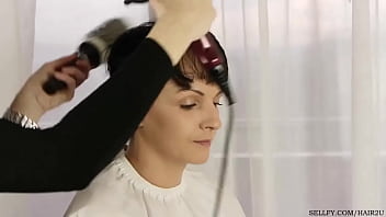 Preview 4 of Abg Smalls - Girl has her hair cut as punishment for using her sister&#039_s hairbrush