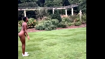 Preview 2 of Han Sex Man - She gets naked outside