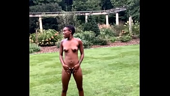 Preview 4 of Han Sex Man - She gets naked outside