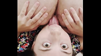 Preview 1 of Sunny Leon In Glasses - Upside down rimming