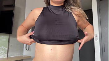 Preview 2 of Watch My Bro - My Neighbor is a married man and I convince him to fuck my hairy pussy while his wife is looking for him! Liatovar