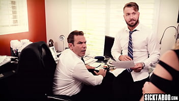 Preview 1 of Talia Amateur Allure 01 - Horny blonde big tits MILF Jessa Rhodes fucks her dirty husband in his office