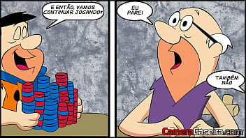 Preview 3 of 17 Year Boy With Old 45 Girl Sex - Jogos do Prazer - Caindo de Boca na Bucetinha - HQ Flintistones