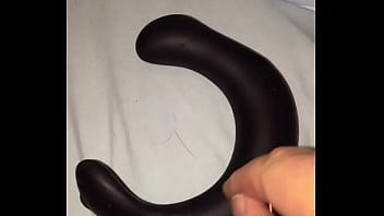 Preview 2 of Threesome Guy Bi Domination - New toy P-Rocker prostate stimulator