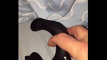 Preview 3 of Threesome Guy Bi Domination - New toy P-Rocker prostate stimulator