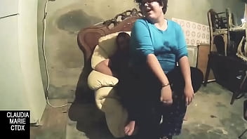 Preview 2 of Sex Wed Kids - Trabajando en el co&ntilde_o de la mujer gorda