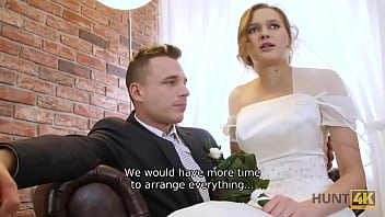 Preview 2 of Cumshot By Agent - HUNT4K. Married couple decides to sell brides pussy for good price