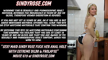 Preview 1 of Www Cocawap Com Sexo - Sexy Maid Sindy Rose fuck her anal hole with extreme dildo &amp_ prolapse
