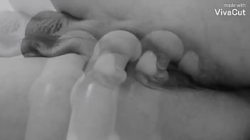 Preview 2 of Tow Boys One Girl Xxx Porn 2018 - 20 inch long dildo in shemale ass