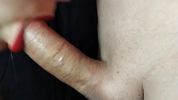Preview 2 of Amateur Slave Kas - Stepmom stained dick with her red lipstick