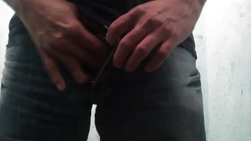 Preview 3 of Spy Toilet Hidden Pantyhose - Paja en el ba&ntilde_o