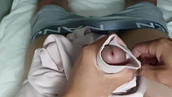 Preview 3 of Xnxx Viado Bd - 20210112不能說的秘密5~同事的粉紅衛生衣～內裡磨龜頭超爽~下次有機會一定射好射滿！！