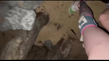 Preview 2 of Www Break Sis Com - Skinny 18yo fucking foreign teacher N public on florida beach