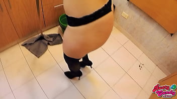 Preview 4 of Megan Rain Evil Angel - Incredible Big Ass Bubble Butt Busty Maid