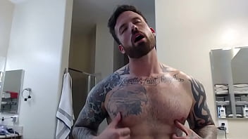 Preview 2 of Zoofilia Assfuck - Gay solo nipple worship